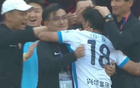劉浪舟西岸首秀進球，漸入佳境，自勉之。