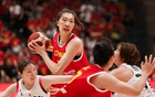 中國女籃三連勝，張子宇、韓旭共得36分。