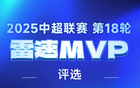中超第18輪：卡扎伊戴帽，劉祝等傳射，MVP之爭。